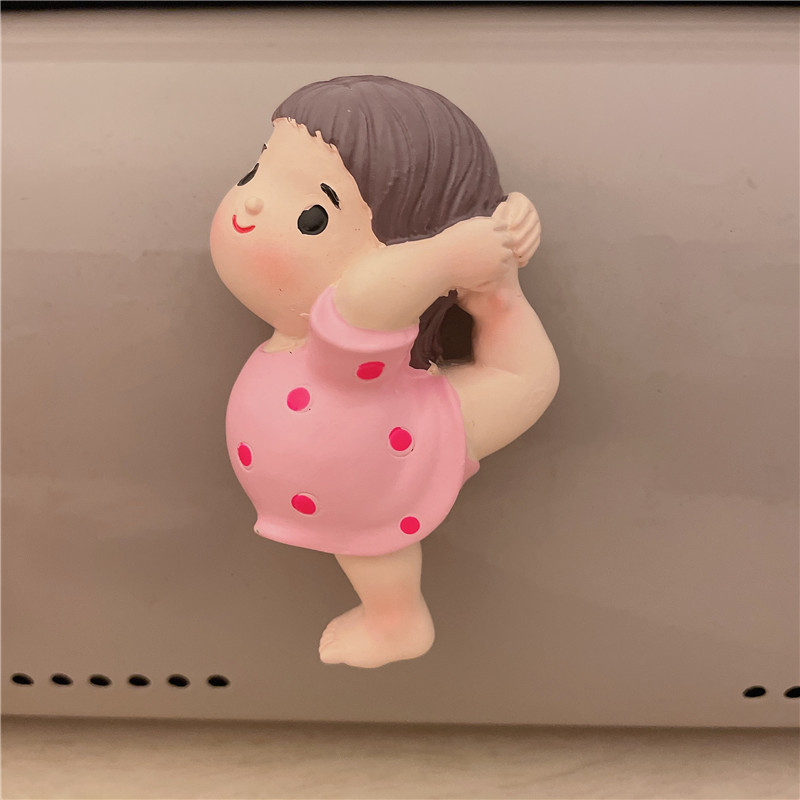 怪しい重量挙げのフィットネスの冷蔵庫は立体の手描きの樹脂の鉄の石を貼って横になって平らな磁気の装飾は伝言の磁気を貼って貼ります。|undefined