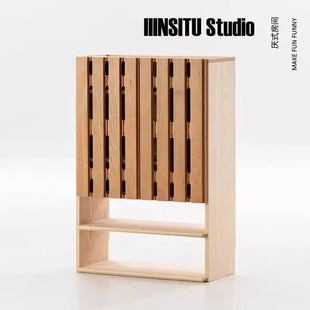 Hate Style Room/Grille Shoe Cabinet Entrance Hall Cabinet Solid Wood Furniture Breathable Original Design Japanese Style Nordic Style Silence