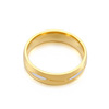 Fashionable accessory, ring stainless steel suitable for men and women, European style, simple and elegant design, 18 carat