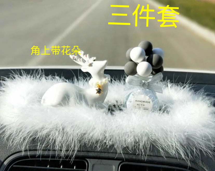 Artículo creativo de la chica del mar adornos de automóviles perfume encantador ángel perfume de automóvil perla base de diamante perfumado perdurable