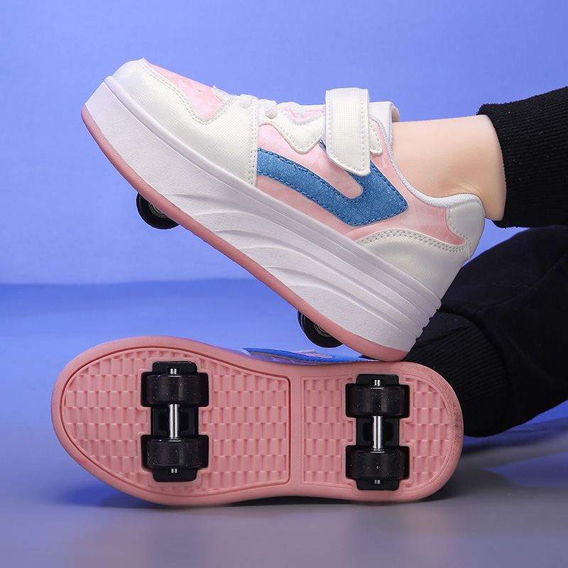 YY-777 pink four-wheel model detachable