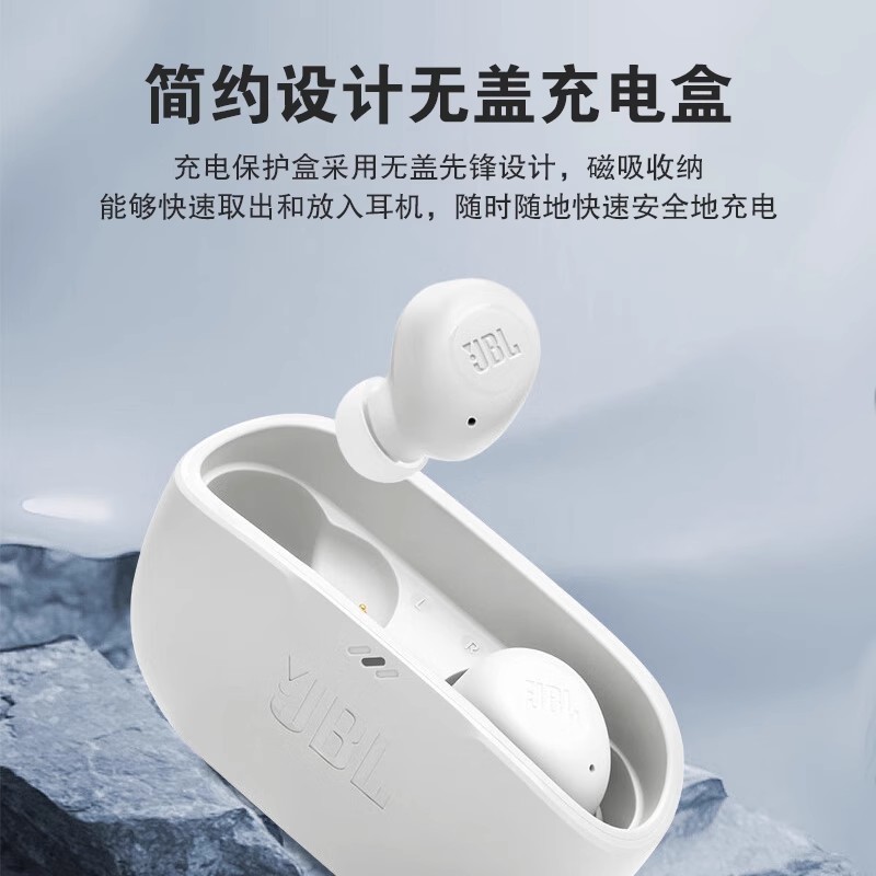 JBL WAVE BUDS Wireless Bluetooth Headset In-ear Sports Music Earplugs Call Noise Reduction Waterproof Applicable
