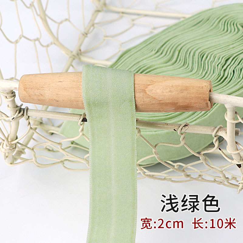 Tira de borde elástico de algodón accesorios de tela tira de borde de ropa de bebé cinta ropa interior banda elástica correa de tela plegable