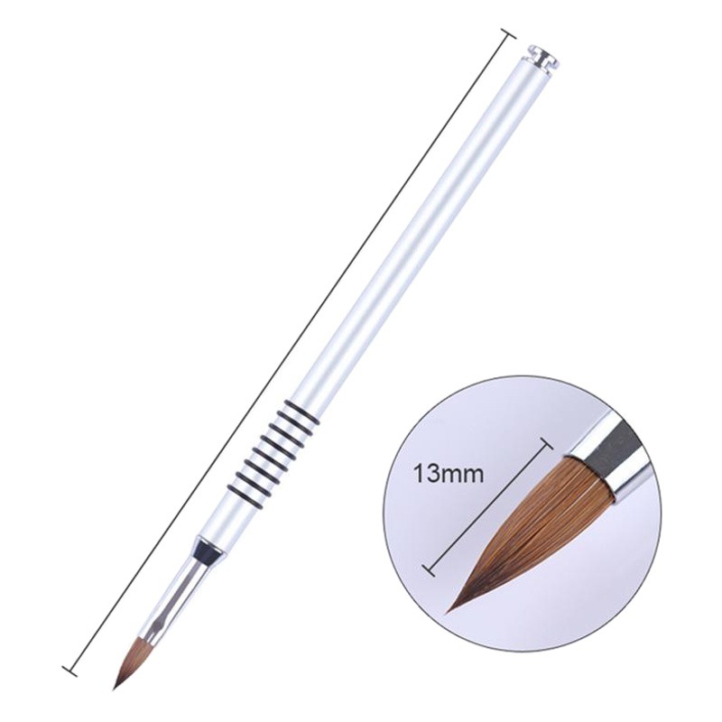 Manicure Tools Brush Carved Crystal Nail Art Pen Metal Rod Phototherapy Carved Three-Dimensional Pattern Pen