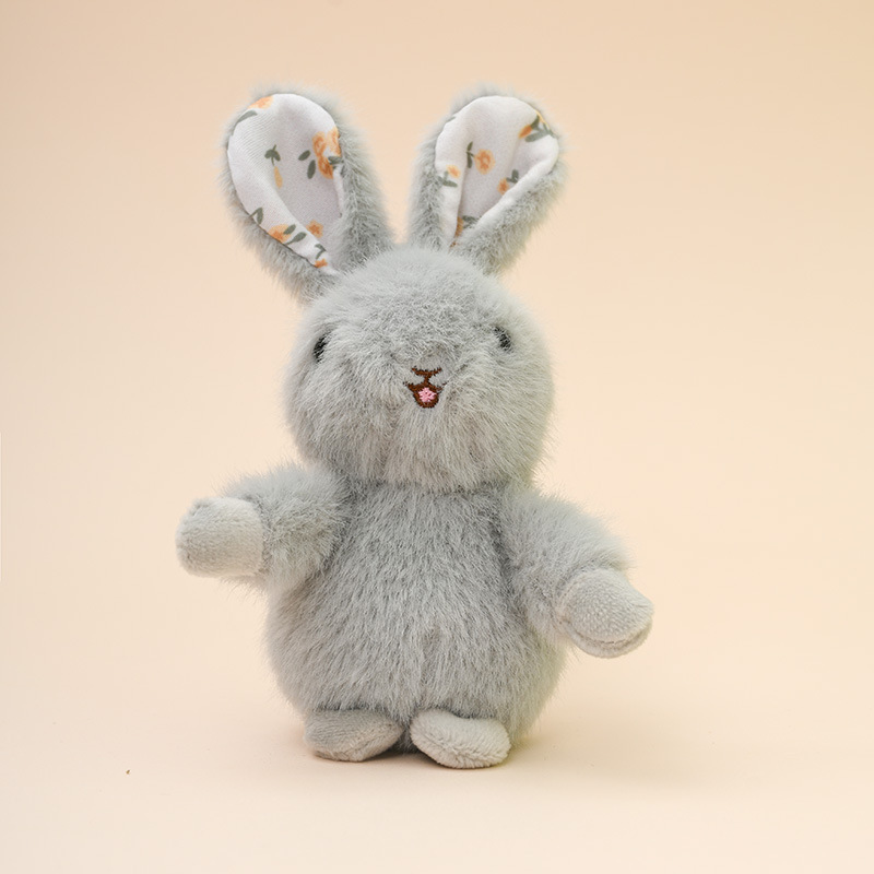 インターネット有名人ヨーロッパ牧歌的なかわいいキツネバッグキーホルダーペンダント子供の誕生日プレゼント小さな黒いウールぬいぐるみ|undefined