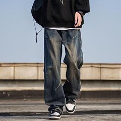 ジーンズ男女高街流行スタイルシンプルカジュアルズボン卸売り