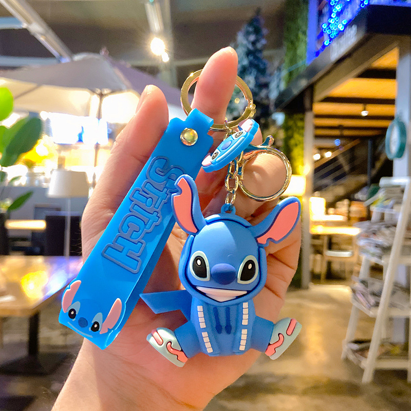 Bolsa puntada adornos muñeca pareja llavero exquisito llavero femenino lindo coche creativo colgante