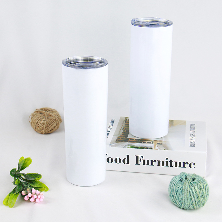 Comercio exterior 20oz caliente sublimación taza recta taza de adelgazamiento taza de acero inoxidable portátil taza de automóvil taza recta taza de aislamiento térmico
