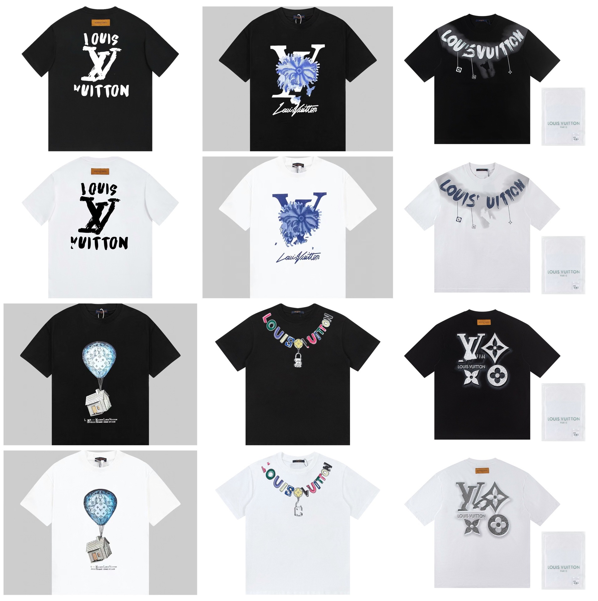 Camiseta de Manga Corta de Algodón con Logo Clásico, Corte Holgado para Hombre y Mujer | Uso Diario
