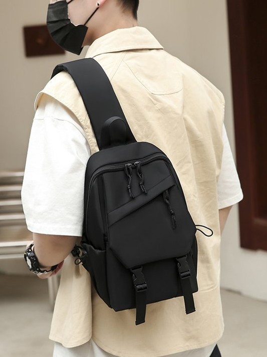 Bolso de los hombres bolsa de mensajero del hombro bolsa de mensajero de negocios al por mayor estudiante de la escuela secundaria ocio al aire libre multi-funcional bolsa de pecho