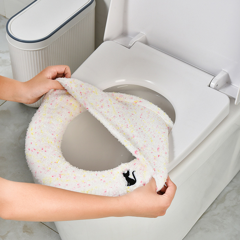 トイレマット四季通用家庭用トイレマット冬トイレマット通用トイレカバー冬トイレ座布団|undefined
