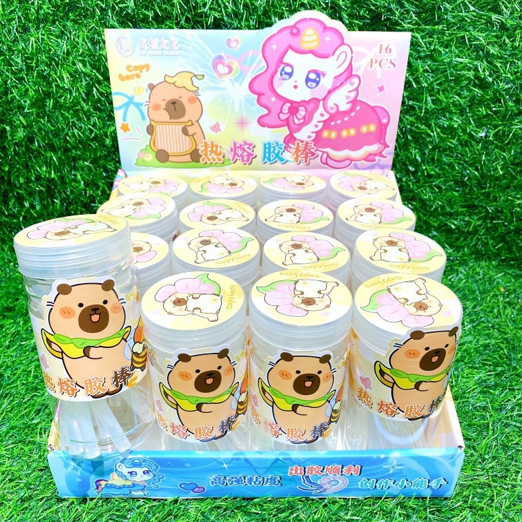 炙创手工热熔胶棒7mm耐高温透明棒棒胶强力胶条胶枪高粘热熔胶棒