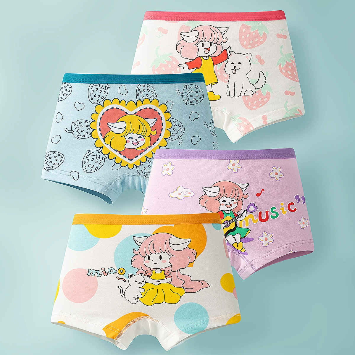 Cotton pants, protective underware for students, safe trousers