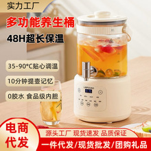 水龙头养生壶家用大容量恒温聚会花茶桶泡果酒煮茶烧水壶智能预约