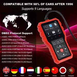 V510 car diagnostic tool OBD2 code reader multifunctional fault code clearing scanner