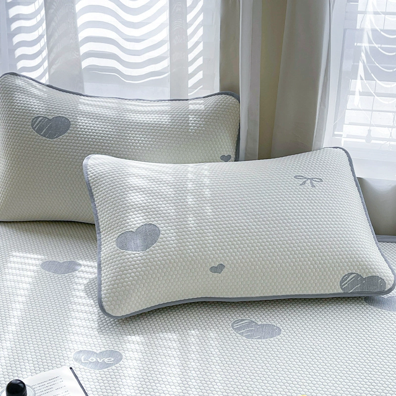 Новый стиль, наволочка Liangdoudou, пара наволочек из ледяного шелка, 48 см x 74 см, детская наволочка с одинарной подкладкой