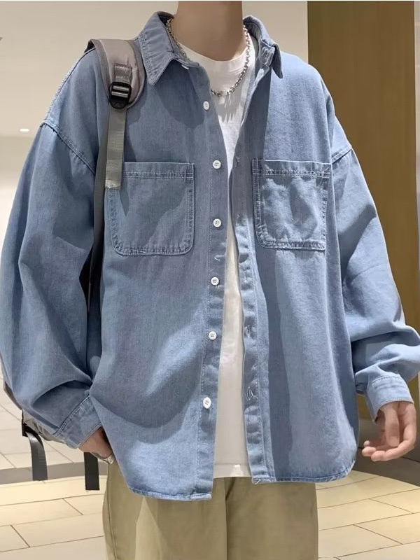 Japanese retro demi-season autumn shirt