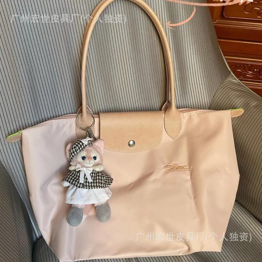 Farongxiang Bag 70th Anniversary Tote Bag Nylon Shoulder Handbag Fashion Travel Bag Large Capacity Dumpling Bag