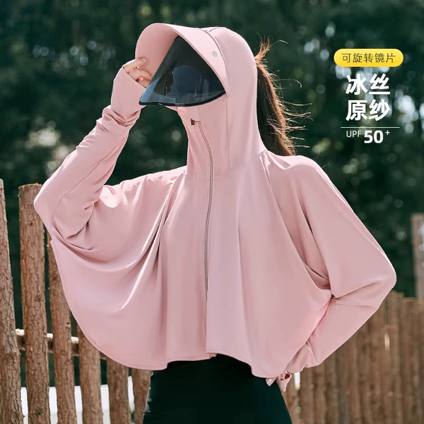[Detachable lens model] Extended brim-peach pink