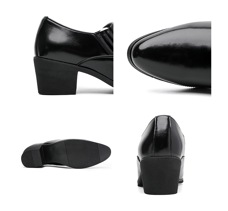 Loafers Men's Shoes Fashion Large Size Low Top Shoes Spring And Autumn New Style Sleeve Pointed Leather Shoes One Step Small Leather Shoes_vogvips.com