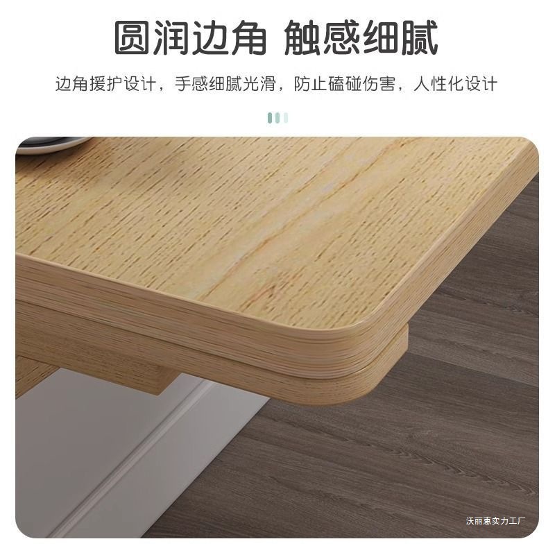 Mesa plegable en pared de madera sólida, mesa de computadora colgada en pared, mesa de escritorio, mesa de comedor colgada en pared, dormitorio cama contra la pared