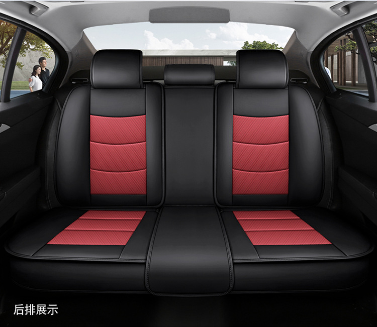 2025 New Ponytail All-Inclusive Full Leather Car Seat Cushion Four-Season Universal Car Seat Cover Source Factory Wholesale
