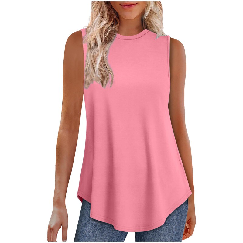2026 New Short-Sleeve European and American Style Plus-Size Vest for Women, Loose Short-Sleeve T-Shirt for Women, Cross-Border Dropshipping