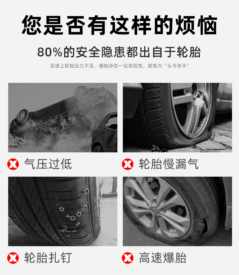 Applicable to Audi A3A4LA5A6LA7LA8Q2Q5LQ7 built-in newly upgraded fourth-generation tire pressure monitoring system