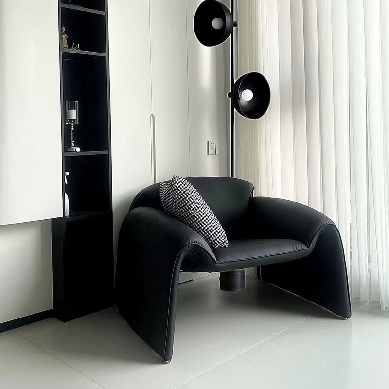 Кресло-диван Zuozuo Sofa молочная кожа