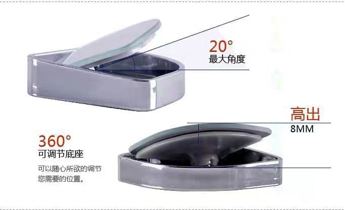 3R-015 small round fan mirror 360 degree adjustable angle car large field of view mirror reverse mirror