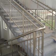 深圳304不锈钢栏杆楼梯扶手学校坡道无障碍护栏阳台屋面天台围栏