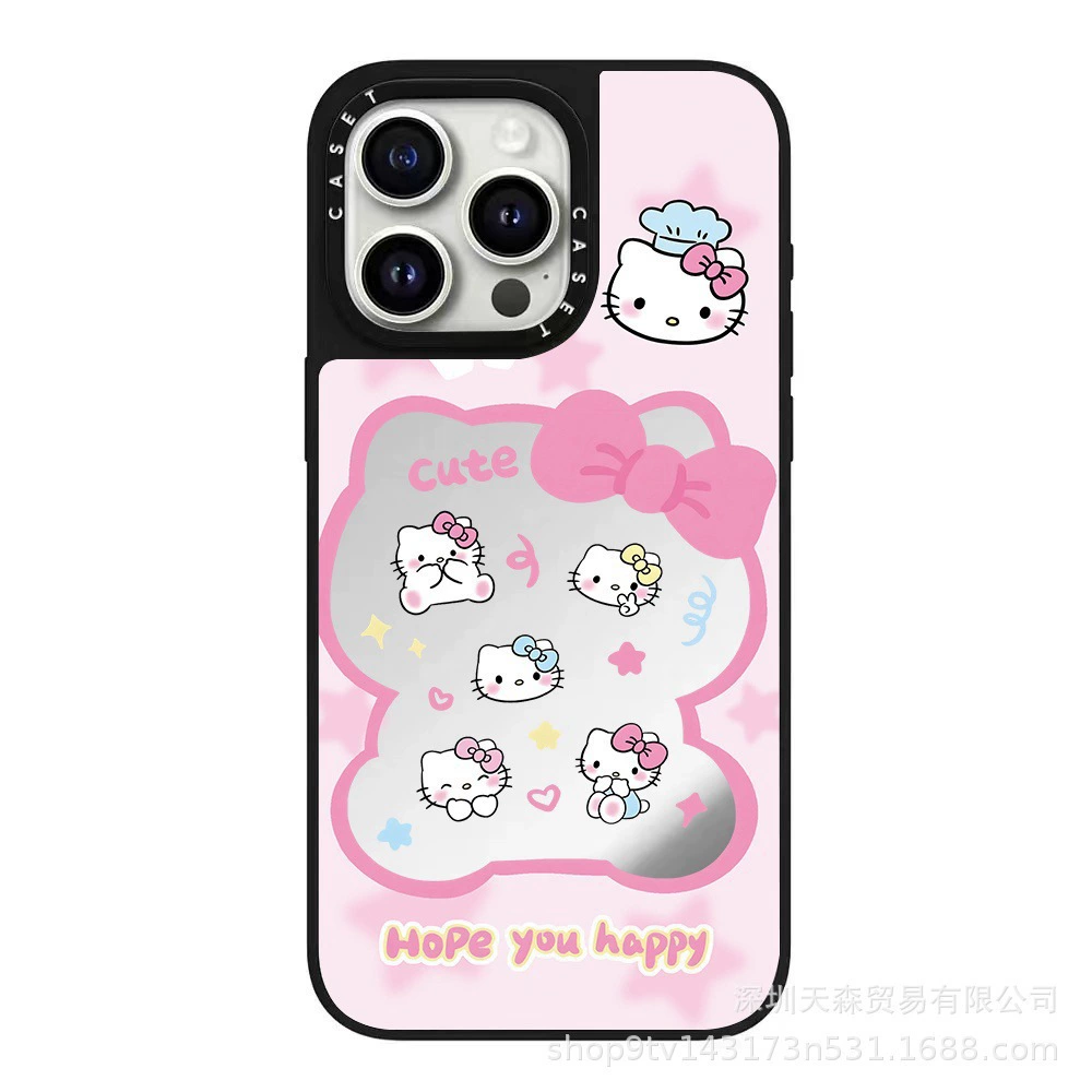 Apple совместимый iPhone17, профессиональный чехол, 17 Pro Max, зеркальный эффект