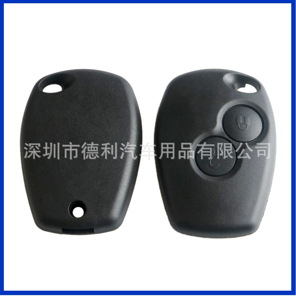 Подходит для Renault 2 ключа от машины корпус дистанционного управления Shell Автомобильный ключ прямой корпус 206 рот без эмбриона
