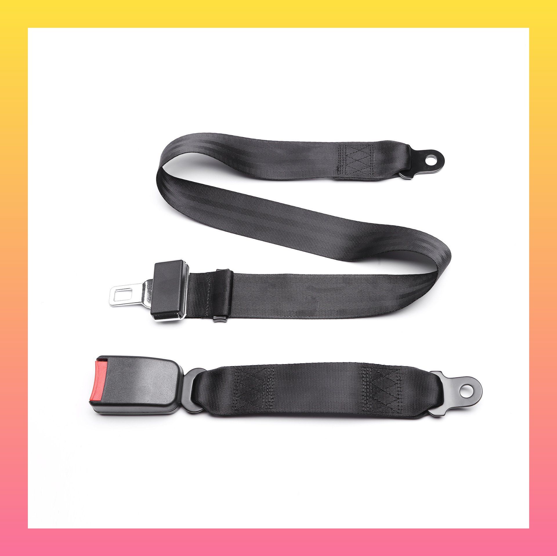 Customized production of two-point car seat safety belts and waist belts according to drawings and samples