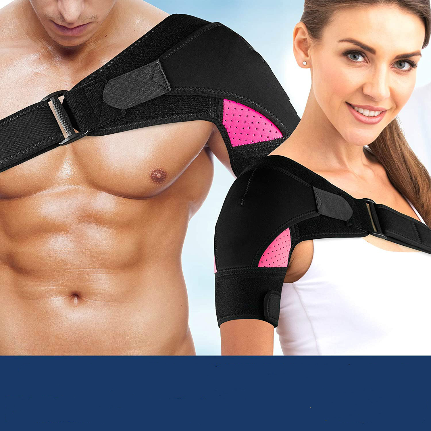 new pattern Multicolor One shoulder Add Ice bag motion Shoulder protector ventilation Shoulder protector adjust sprain  Fracture about