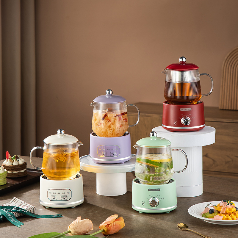 Office Mini Health Pot Multifunctional Electric Heating Cup High Borosilicate Glass Electric Stew Cup Boiled Scented Tea Bird's Nest Gift Box