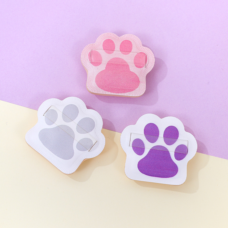 Fábrica personalizada de polvo de garra de gato 100 puntos de algodón seco húmedo líquido de base de maquillaje esponja impresión logotipo