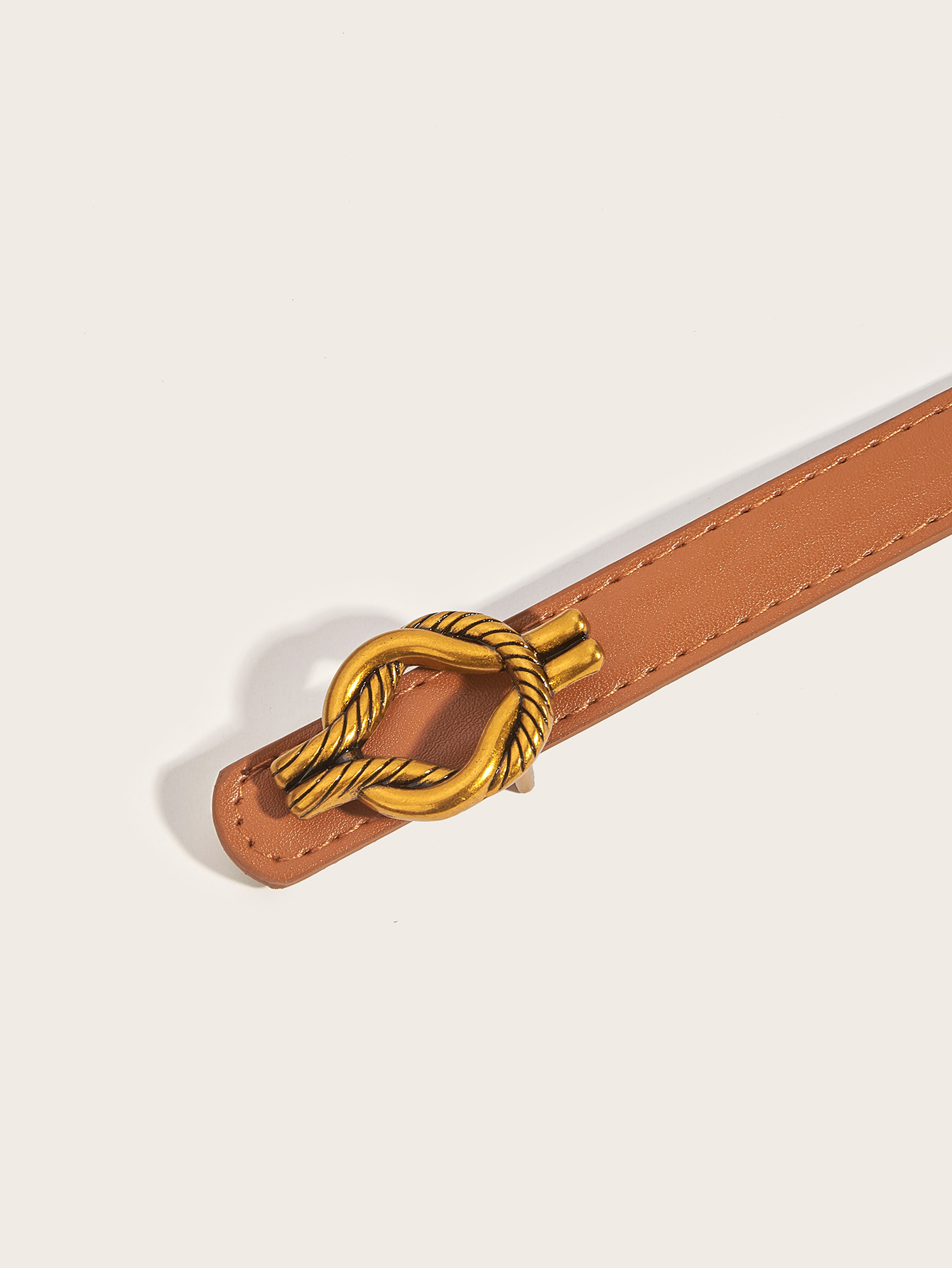 Simple Style Geometric PU Leather Alloy Plating Women's Leather Belts display picture 12