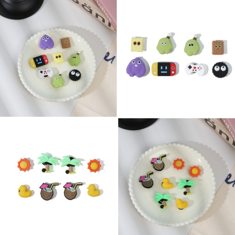 Cave Shoes Women's Shoes Flower Couple Cartoon Explosions Creative Internet Hot Selling Jewelry Interesting New Fashion Shoe Buckle DIY