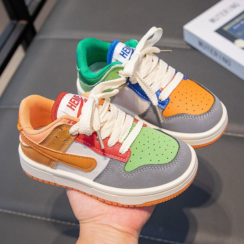 Children's sneakers, demi-season casual footwear, universal sports shoes, Korean style, soft sole