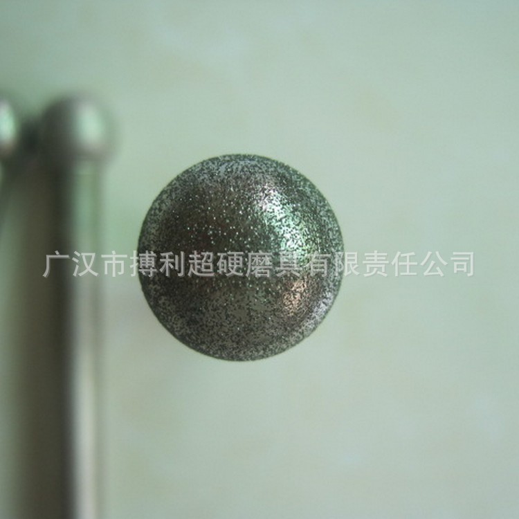 球型金刚石电镀磨头直径16大超硬钻石磨具材料粒度齐可订