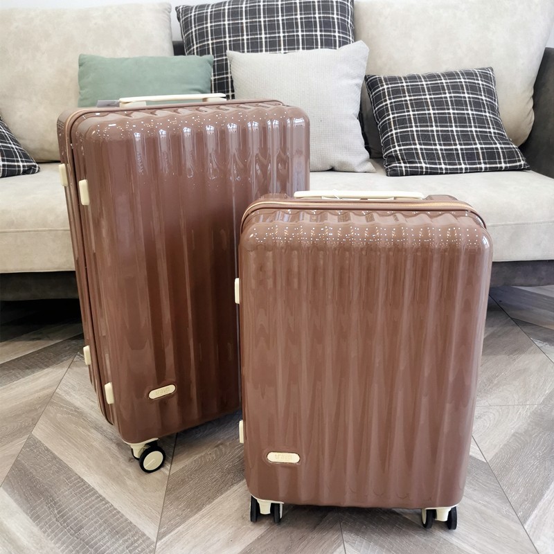 Equipaje exportación japonés celebridad en línea 24 mudo universal rueda PC estudiante trolley caso hembra ultra-ligera maleta 20 pulgadas macho