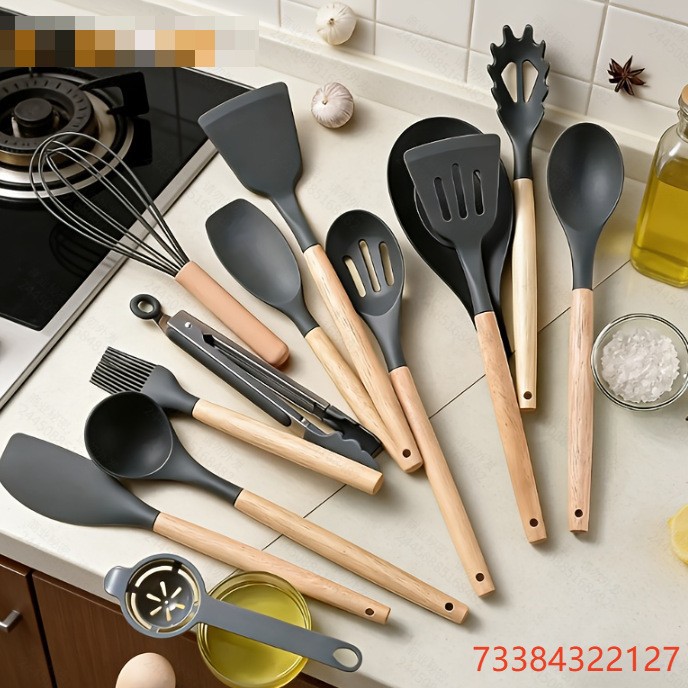 Edición luz utensilios de cocina 17 unidades traje medición espátula barril herramientas Cocina