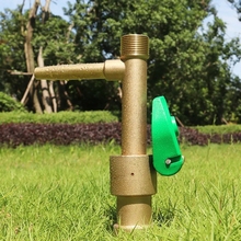 全铜6分取水器 快速取水阀插杆草坪园林绿化水管地接头洒水栓DN20