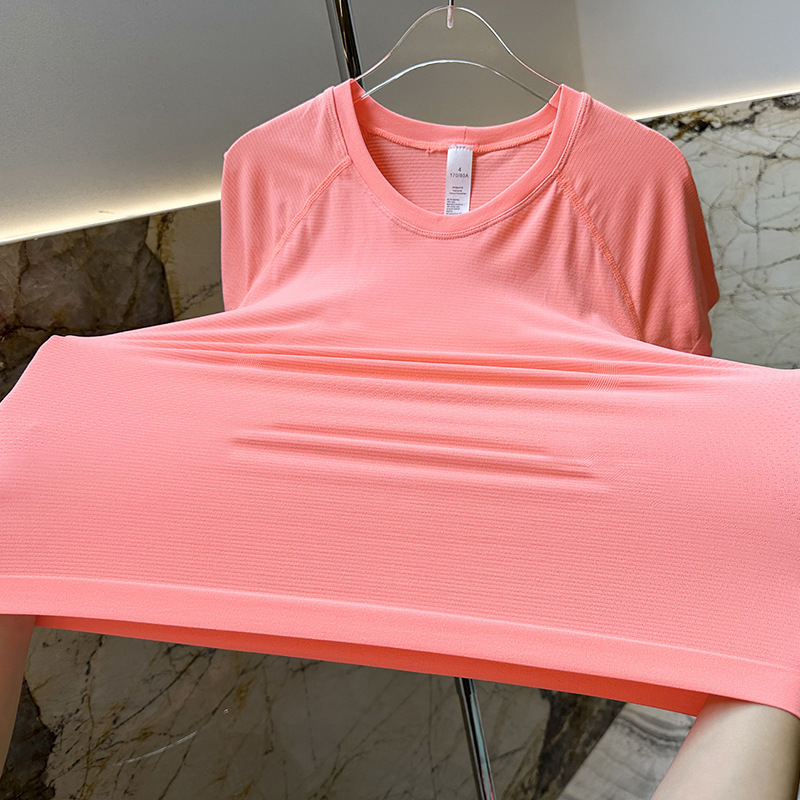 レディース カラースポーツ 半袖 Tシャツ 夏 活力 ドーパミン 吸汗性 通気性 速乾性 ヨガ ランニング フィットネスウェア|undefined
