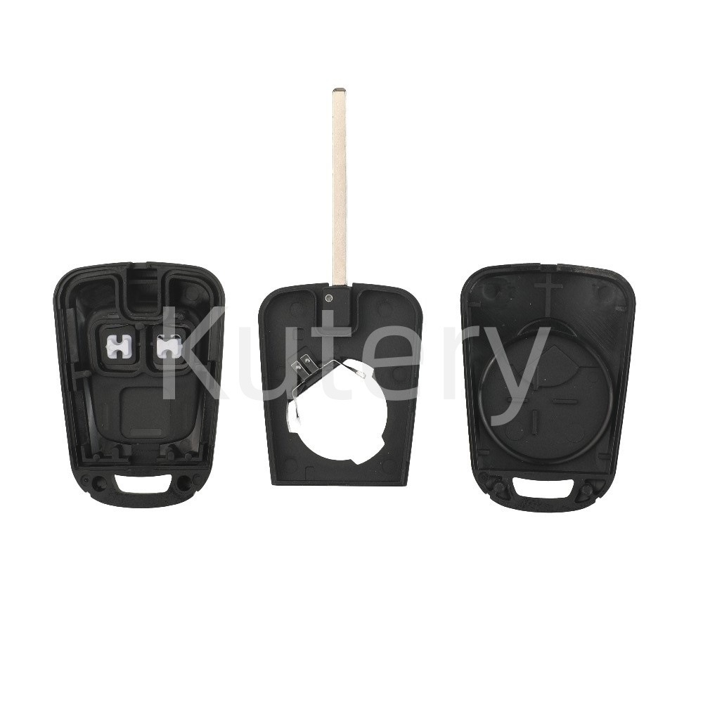 Suitable for Chevrolet 2-Button 3-Button Camaro Malibu 2-Button 3-Button Straight Remote Control Car Key Shell Replacement Shell