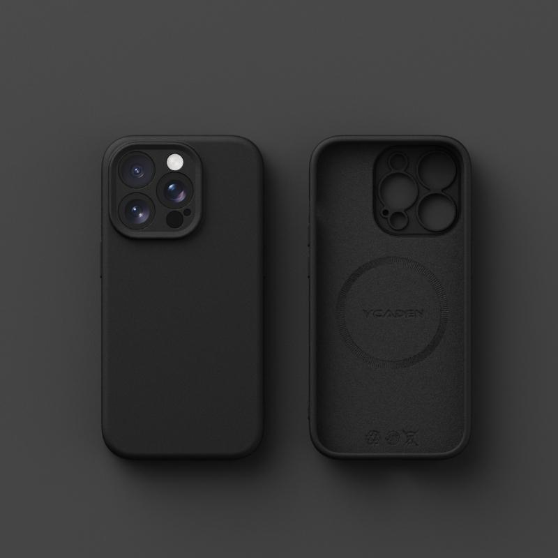 适用苹果14手机壳iPhone13pro防摔保护套液态硅胶磁吸12promax轻