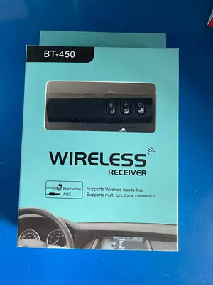 Lavalier 3.5mm Bluetooth Receiver Bluetooth Hands-free dəstləri - bt450-boxed