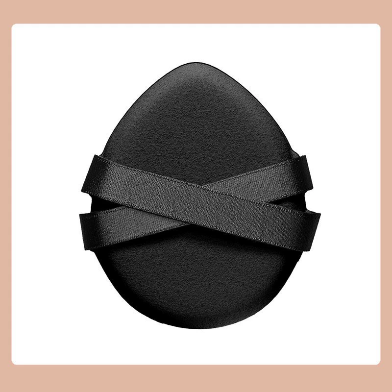 Handheld Powder Puff, Increased Thickness, Ribbon Handle Makeup Sponge, Soft Finish