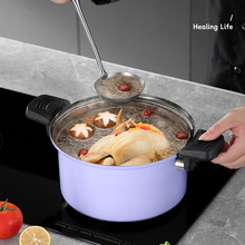 微压锅 加厚不锈钢汤锅大容量7升炖汤锅微压力锅煲汤锅节能煮汤锅
